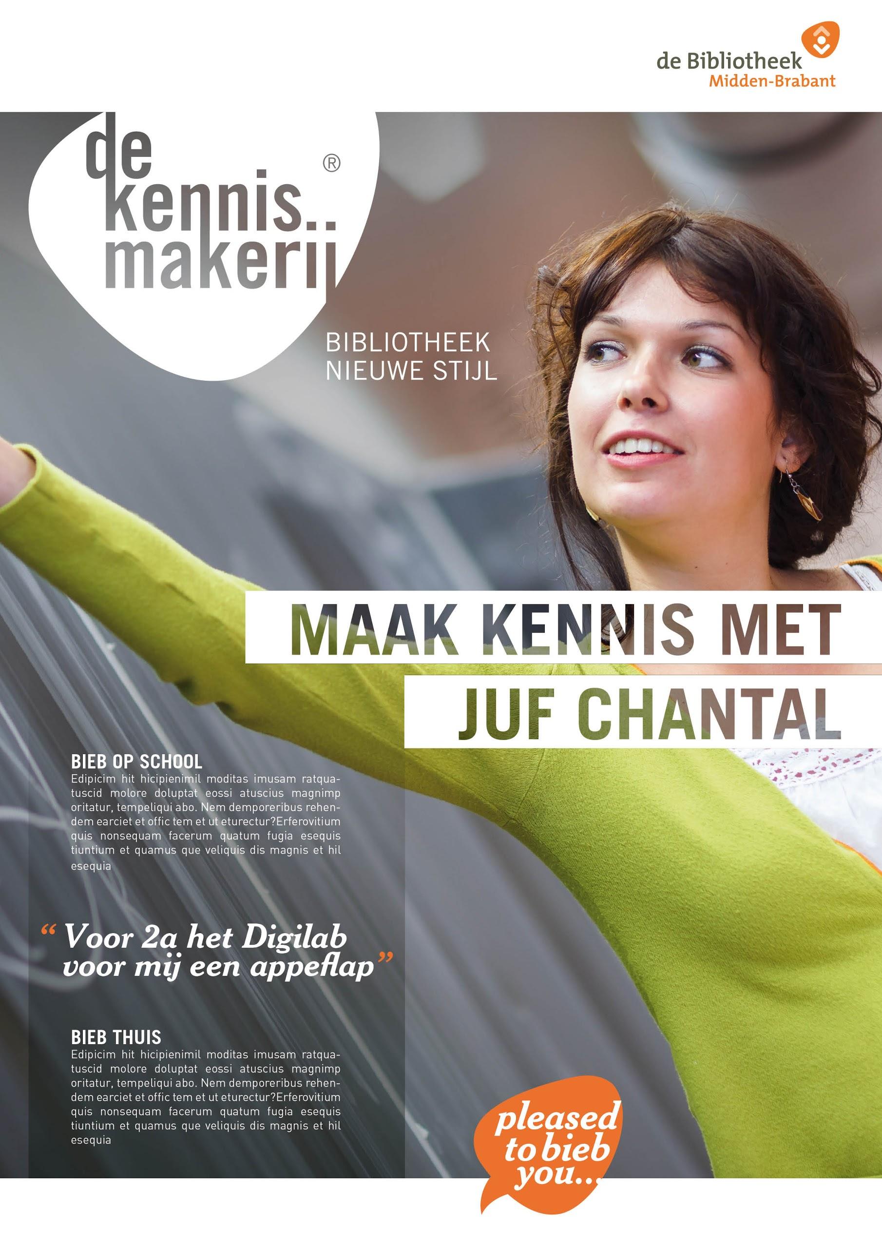 Poster: Meet teacher Chantal, de Kennismakerij